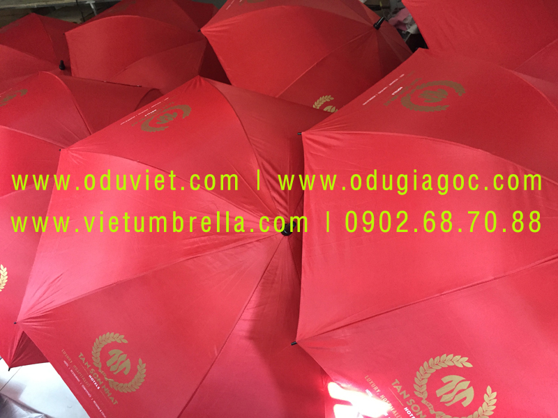xưởng sản xuất ô dù cầm tay in logo quảng cáo